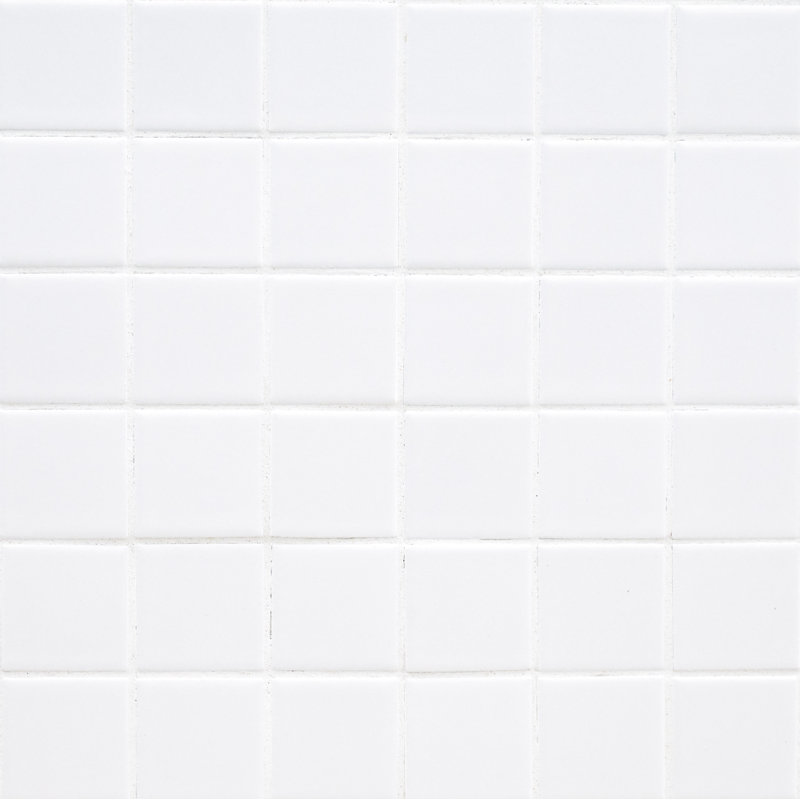 Carreau de mosaïque pour plancher et mur 12 po x 12 po, Blanc