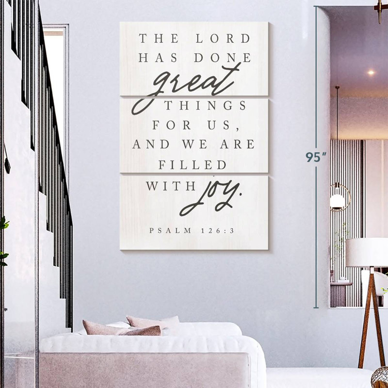 Tergel The Lord Has Done Great, 74" H x 48" W