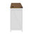 55.1'' Farmhouse Storage Cabinet With Sliding Barn Doors And 4 Drawers-588816403