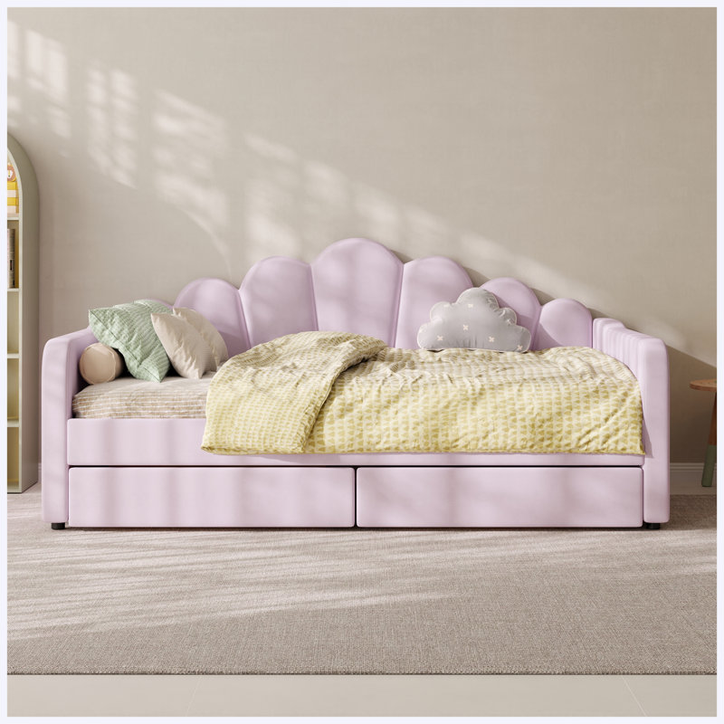 Cadre de lit pour grand lit rose, Pink