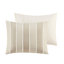 Housse de couette en coton double / grand avec des profils alternés de rayures bohémiennes pour