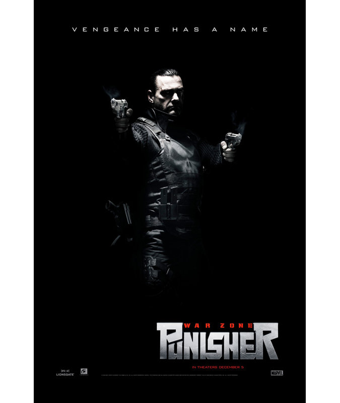 Punisher War Zone, 24" H x 16" W