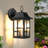 Dusk To Dawn Outdoor Wall Light, Waterproof Porch Sconce With Water Ripple Glass, Rust-resistant Exterior Lantern For House Or Garage (1-pack)