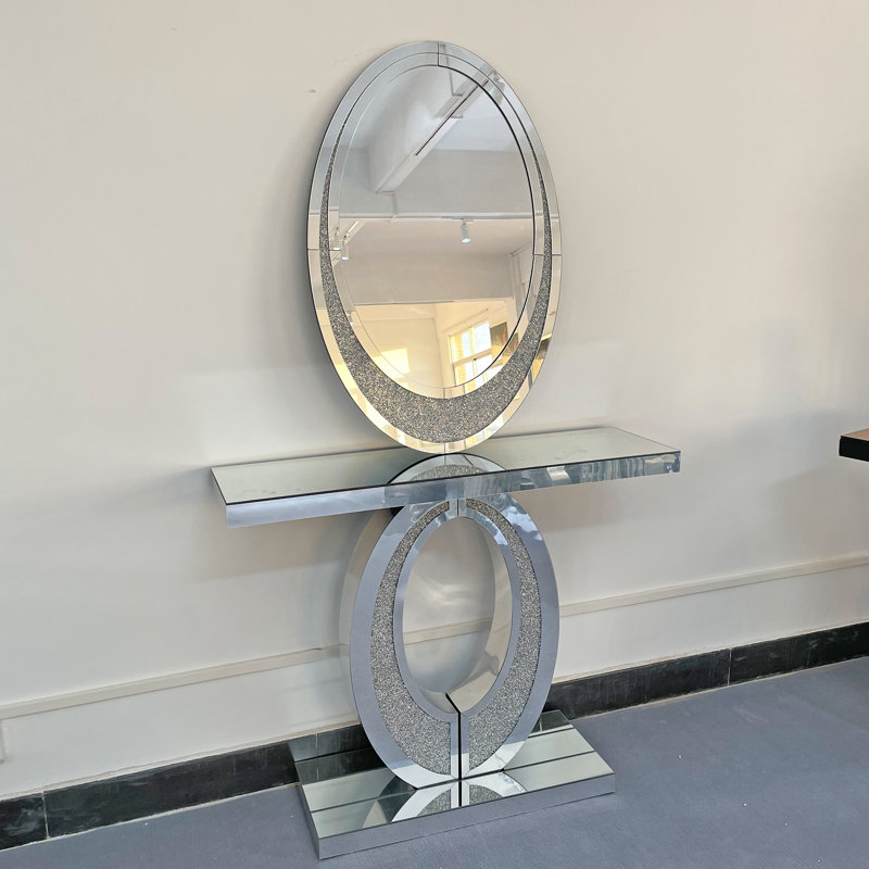 Miroir mural ovale