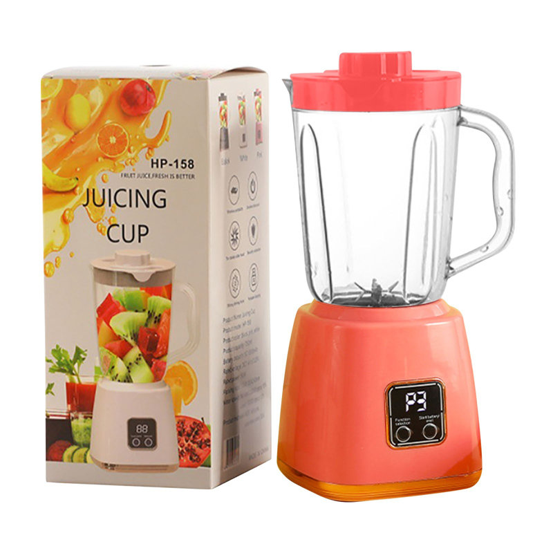 Fully Automatic Juicer Household Juicer Fruit Processor Portable Portable Food Mixing Cup, Pink