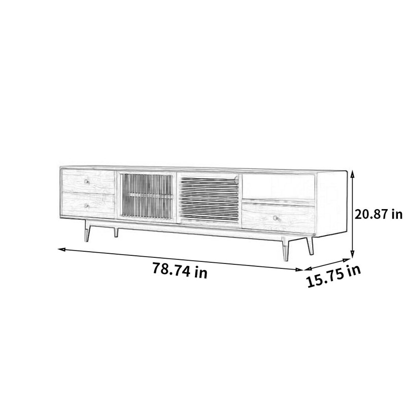 Meuble télé simple et armoire audiovisuelle