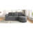 Four-Seater Modular Sectional Couch,Premium Chenille Fabric,With 2 Throw Pillows,Tufted Cushion Backrest Design,High-Density Foam Easy Install,Fits Bedrooms, Living Rooms, Reading Nooks,Beige-655549846