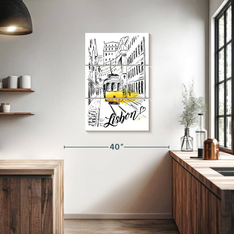 Mehar Love Lisbon Tram, 38" H x 24" W