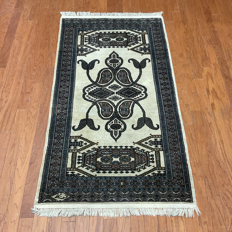  Tapis en laine Bokhara fabriqué à la main