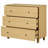 3-Drawer End Table For Living Room, Modern Wooden Closet Storage Organizer For Bedroom-2006225758