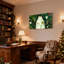 Tablier de Noël de Noël avec pin et ornements, ensemble de 3 impressions sur toile-806245017