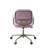 Siecross Pink Top Grain Leather Office Chair-747998407