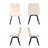 Faux Leather Upholstered Swivel Dining Armchairs (Set of 2)-409908240-409905497
