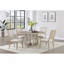Ensemble de 2 chaises d'appoint blanches
