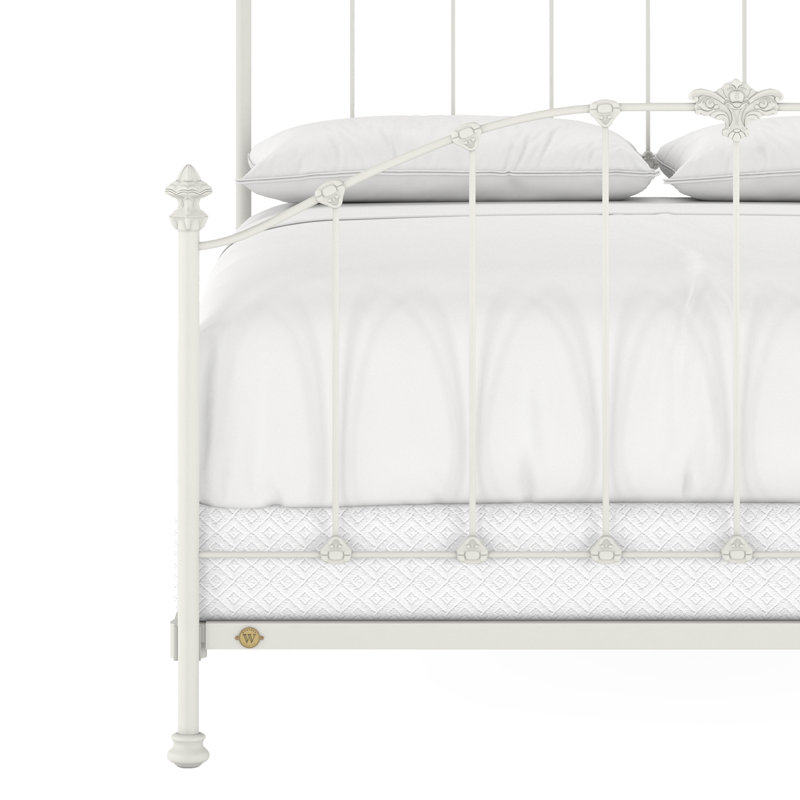 171 Country French Bed | Complete Standard, California King, Matte White