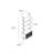 Dearbhaile Ladder Storage Bookcase-1833279253