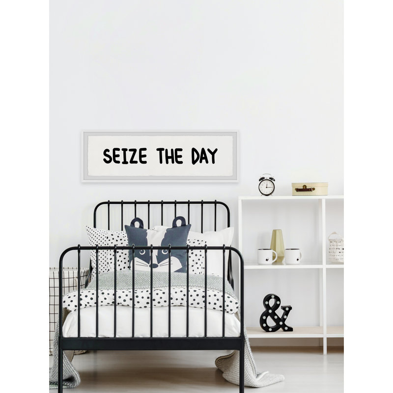 Spradlin Seize The Day Now - Single Picture Frame Print, 25cm H x 76cm W