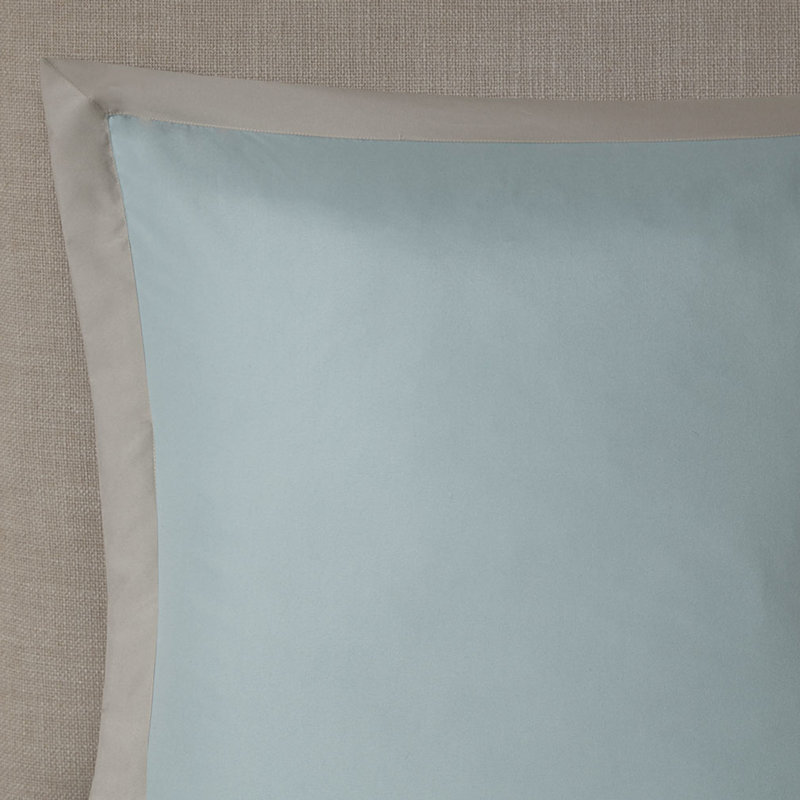 Édredon 8 pièces pour grand lit, teint et gris, contient un édredon, des taies décoratives, des oreillers européens, un ensemble lavable à la machine, gris, décoratif