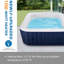 Spa gonflable carré en PVC-101109755