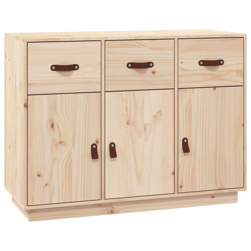 Torrez 100cm Solid Wood Sideboard, Brown