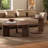 High-end black walnut end table set