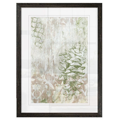 " Pinecone Fresco II " by Paul Cezanne Acrylic Painting
