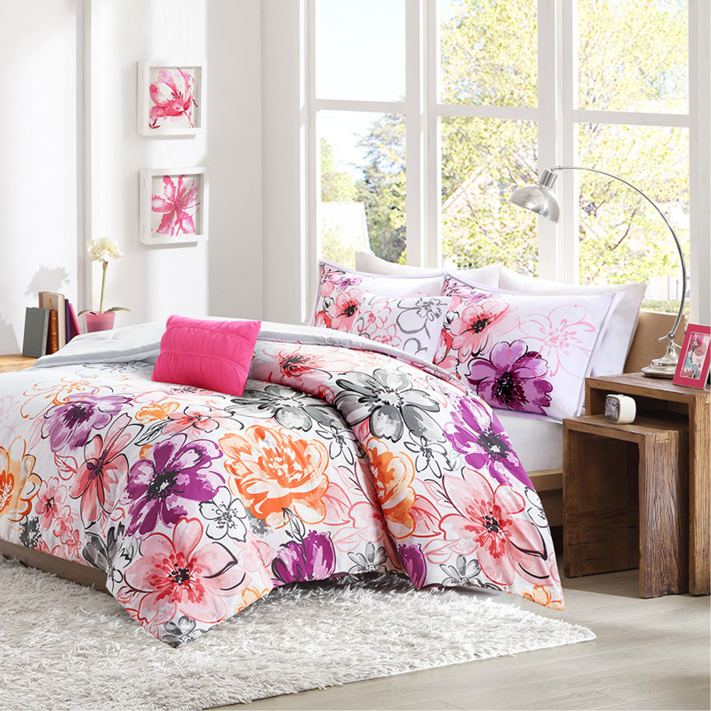 Twin/Twin XL Floral Comforter Set