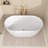 55" X 28" Freestanding Soaking Acrylic Bathtub