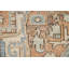 Tapis oriental Heriz à teinture végétale noué à la main 9 x 12