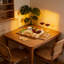 Natural Bamboo Cheese Board Set With Slate Plate & Knife Set