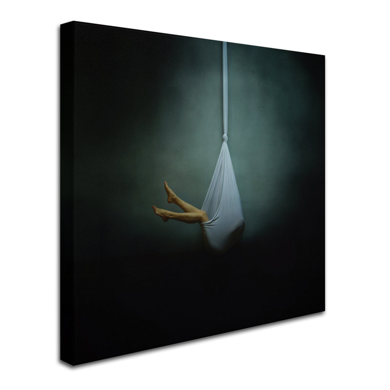 « swing », reproduction d’impression sur toile, H 14 po x l 14 po x P 2 po, Pas de tapis, Toile tendue