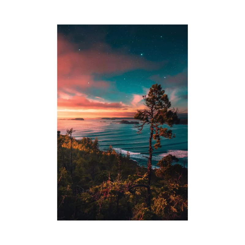 A Collision Of Colours - Wrapped Canvas Print, 20.32 cm H x 30.48 cm W