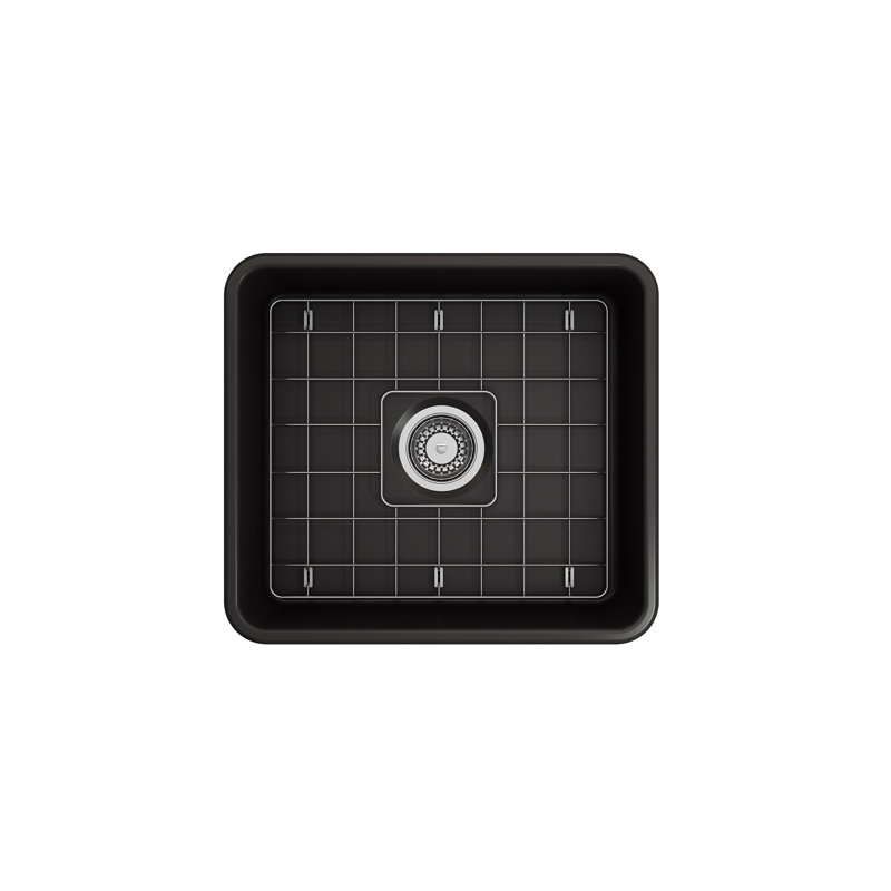 20'' L Farmhouse Kitchen Sink, Matte Black