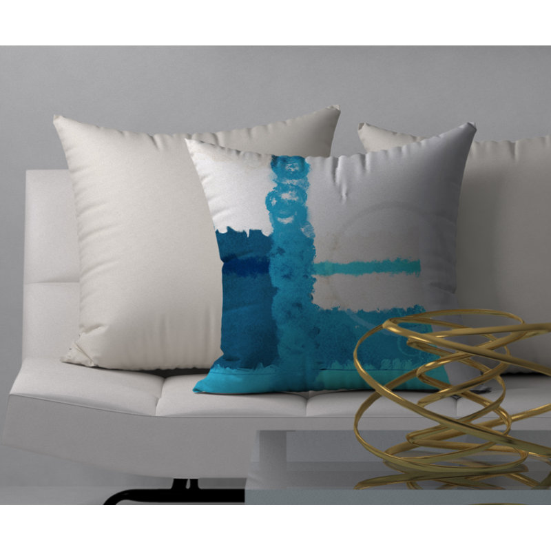 Coussin décoratif carré symphonie Matchless, 18 po x 18 po