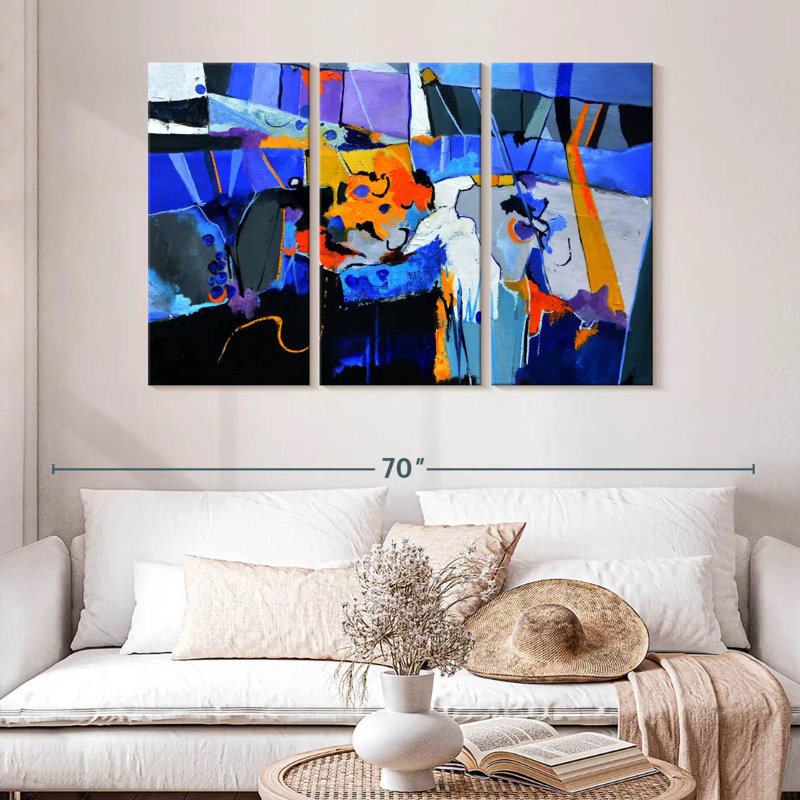 Avery Smile Abstract, 32" H x 50" W