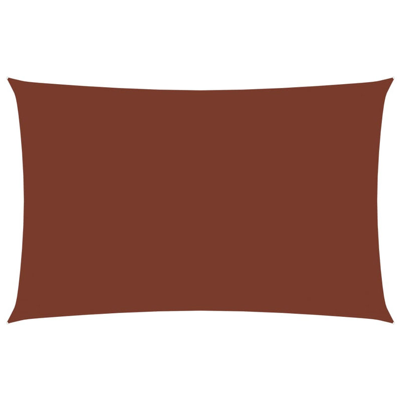 Pevely Rectangular Shade Sail, Terracotta, 3.5m W x 2m L