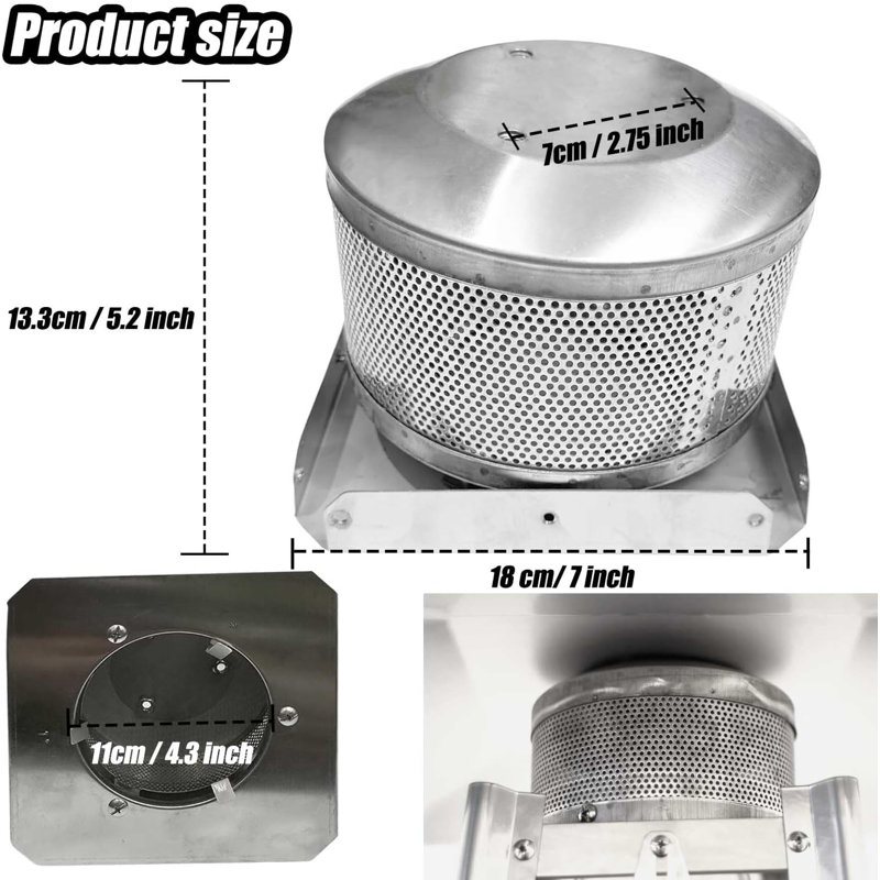 Gardensun Pyramid Patio Heater Mesh Burner Screen