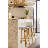 Bay Blue Backless Rattan Counter Stool – Handcrafted Bistro Kitchen Bar Seating