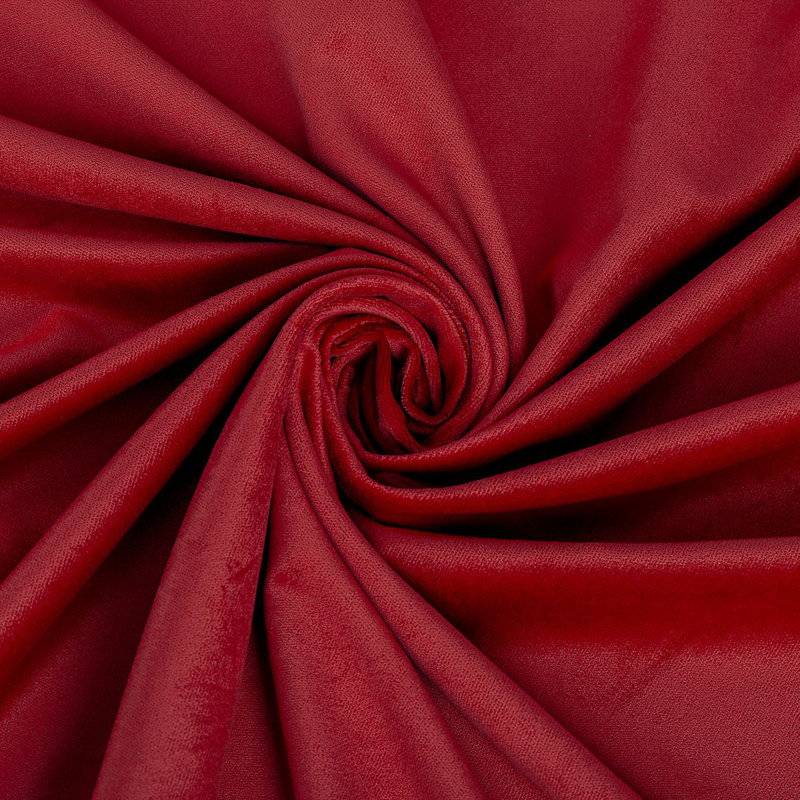 Matte Velvet Square Tablecloth, 132cm W x 264cm L, Red