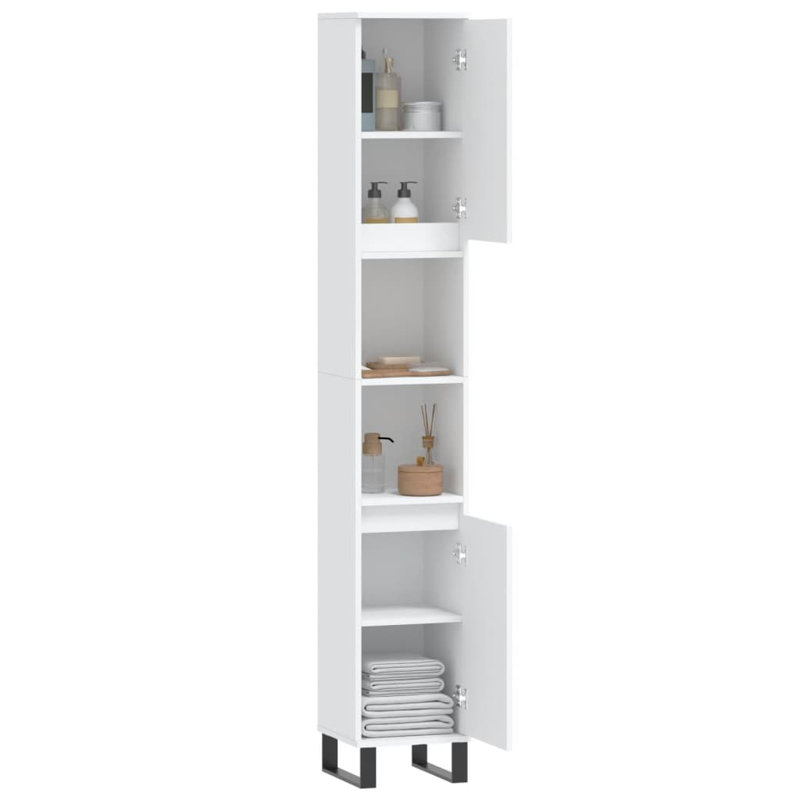 Bathroom Cabinet, White