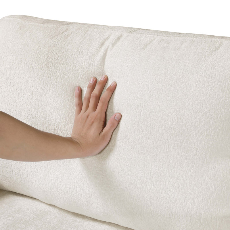 Chaise d'appoint Modern Home, Couleur crème
