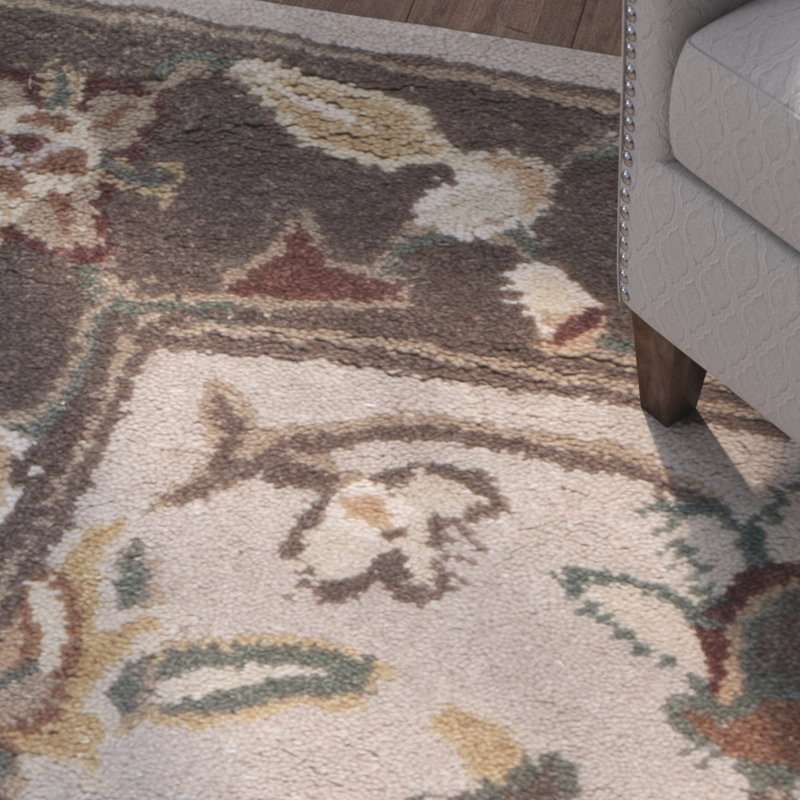 Tapis ivoire / taupe Regner, Rectangle 8 pi x 10 pi