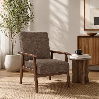 Bridgeview Mid Century Upholstered Accent Chair