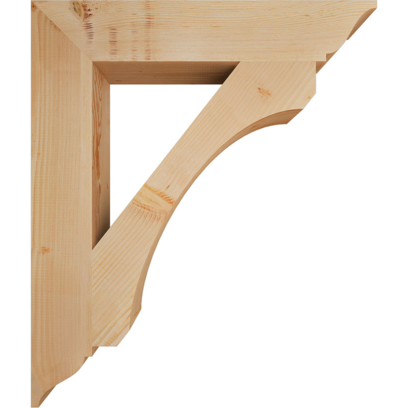 Support lisse Legacy, Sapin de Douglas, H 40 po x l 5,5 po x P 34 po