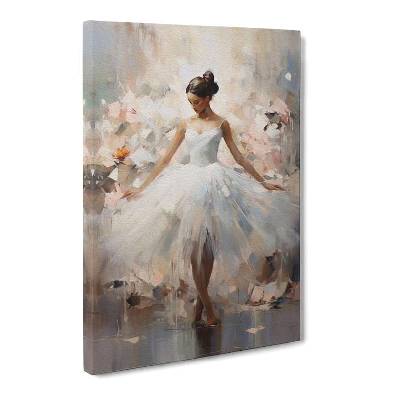 Ballet Dancer Informel - No Frame Print, 50cm H x 35cm W x 3cm D