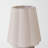 Kylie 9" Modern Ceramic Led Table Lamp With Cream Linen Shade, Bulb Included