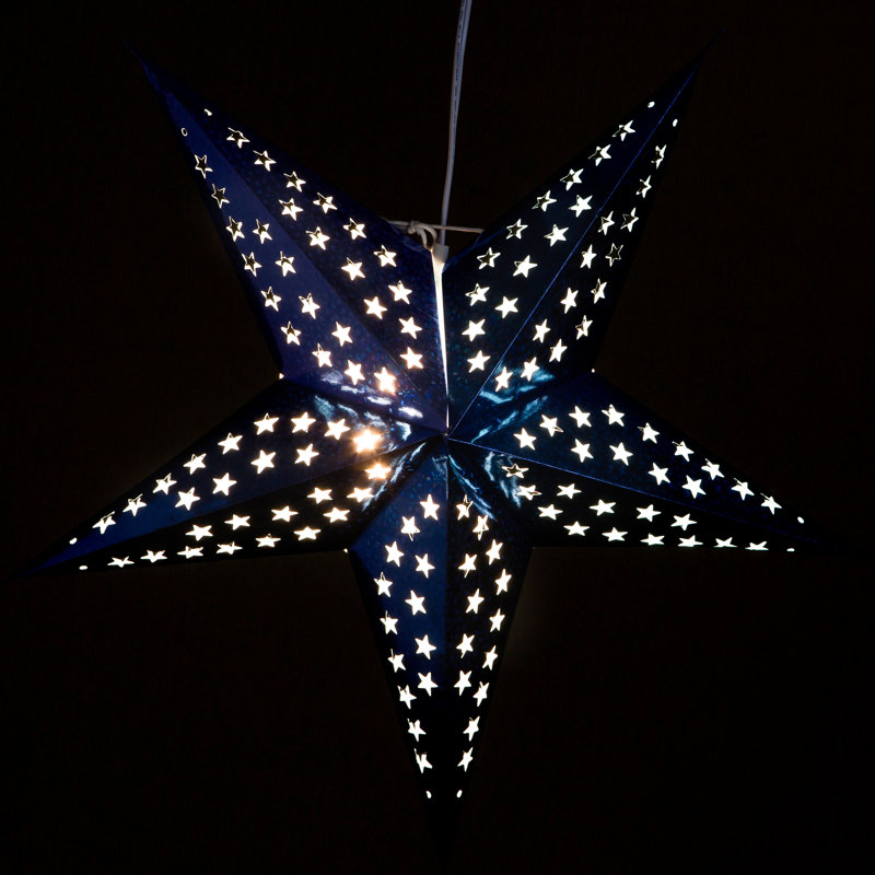 Stoke Bishop - Light Paper Unique/Statement Pendant, Blue