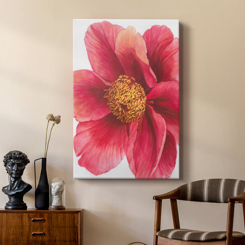 Arbre pivoine II - galerie Cavas sur mesure, H 18 po x l 12 po
