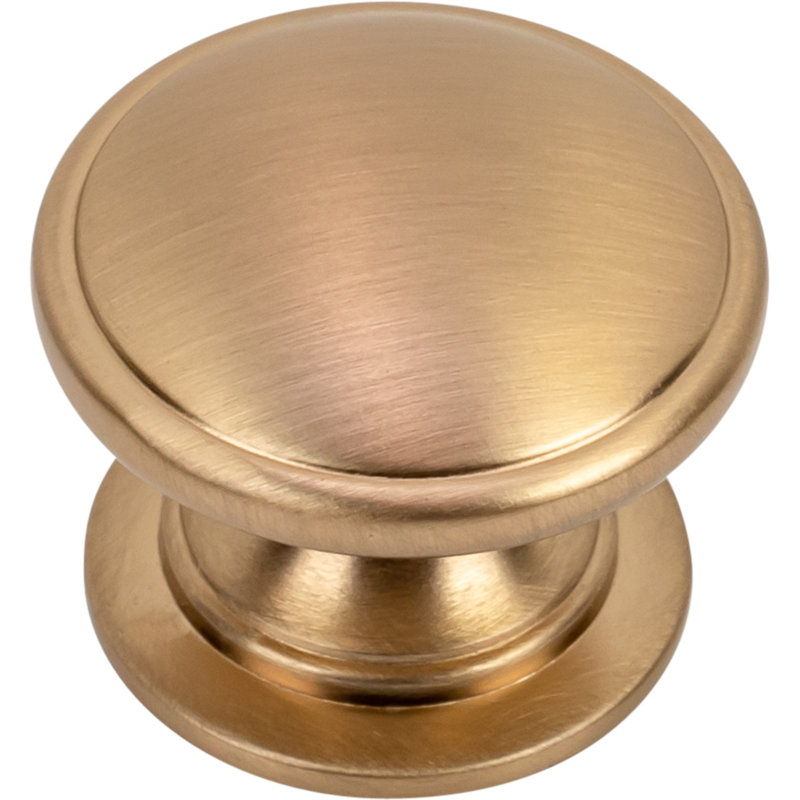 1 1/4" Diameter Mushroom Knob, Champagne Bronze