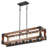 Alilah 5 - Light Steel Dimmable Kitchen Island Square / Rectangle Chandelier
